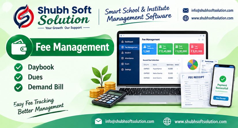 Fee management: daybook, dues, demand bill